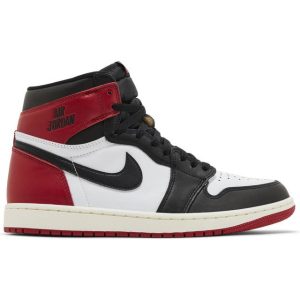 Nike Air Jordan 1 Retro High OG Black Toe M - White/Varsity Red/Sail/Black
