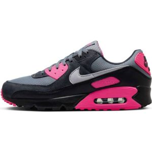 Nike Air Max 90 Sko Til Mænd - Grå/Antracit/Pink
