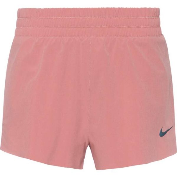 Nike Dri-FIT Running Division-løbeshorts med indershorts 8 cm høj talje og lommer til kvinder Pink