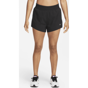 Nike Dri-FIT Running Division-løbeshorts med indershorts 8 cm høj talje og lommer til kvinder sort
