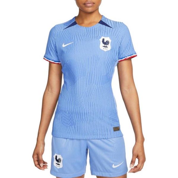 Nike FFF 2023 Match Home Dri-FIT ADV-fodboldtrøje til kvinder blå EU 36-38