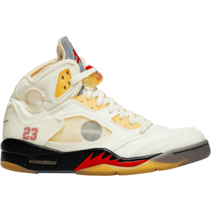 Nike x Air Jordan 5 SP M - Sail/Fire Red/Muslin/Black