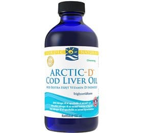 Nordic Naturals Arctic-D Cod Liver Oil og citrussmag - 237 ml
