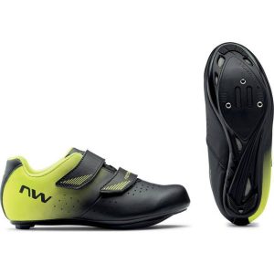 Northwave Core Junior Racer Cykelsko Sort/Gul Gul,Sort