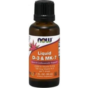 Now Foods Flydende D-3 & MK-7 30 ml 30 stk