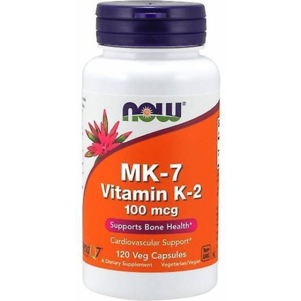 Now Foods MK7 Vitamin K2 100mcg 120 stk