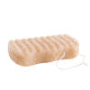 Organic Konjac Svamp Body Walnut Shell Ekstra Peelende på Begge Sider - Hos Frisøren & Baronen