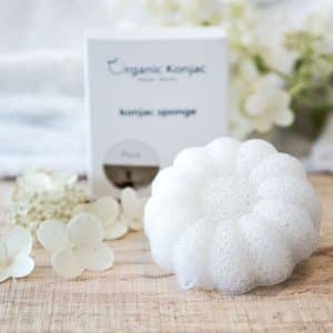 Organic Konjac Svamp Pure Flower Til Babyer og Børn - Hos Frisøren & Baronen