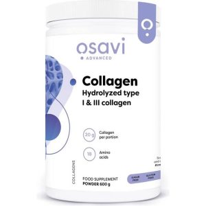 Osavi Hydrolyseret Kollagen Type I III 600g