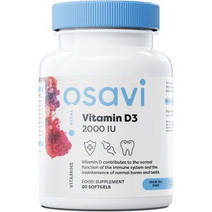 Osavi Vitamin D3 2000 IE 60 Bløde Kapsler 60 stk