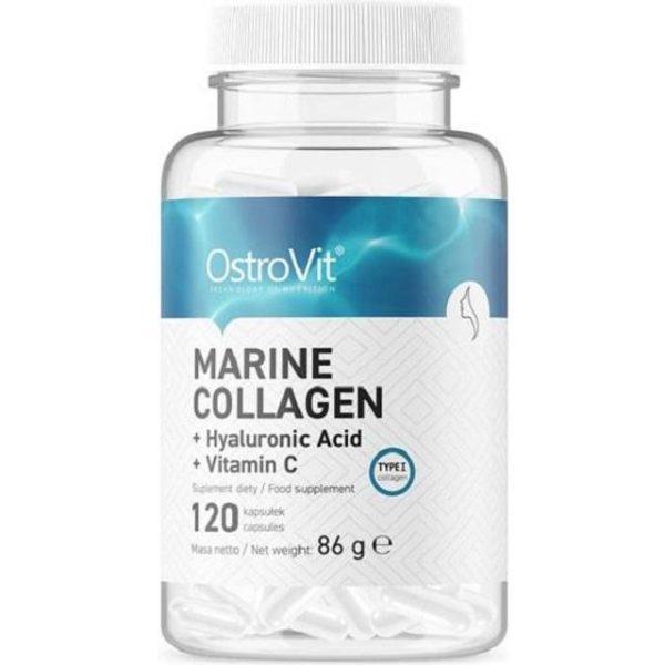 OstroVit Marine Kollagen Hyaluronsyre Vitamin C 90 Tabletter