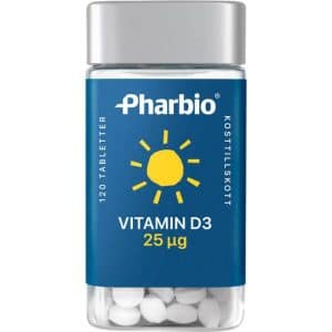 Pharbio D3 25ug 120 kpl