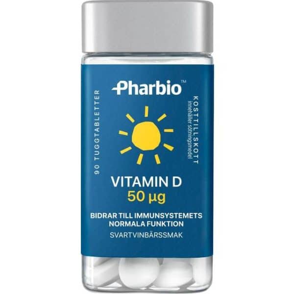 Pharbio Vitamin D 50 ug 90 St