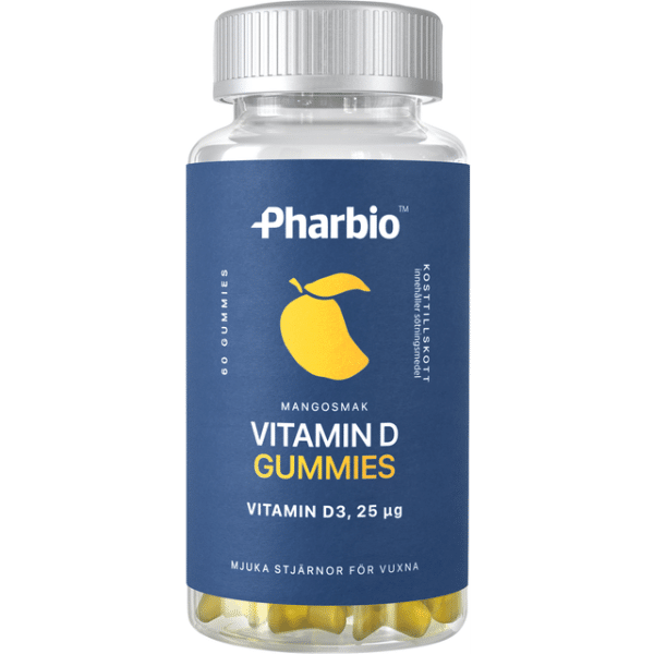 Pharbio Vitamin D Gummies 60 St 60 stk