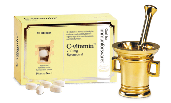 Pharma Nord C-vitamin 750 mg Syreneutral 90 tabl.