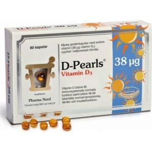 Pharma Nord D-Pearls 38mcg 80 stk