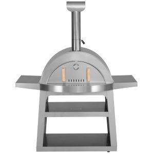 Pizzaovn Napoli, rustfrit stål
