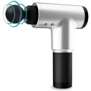 Platinet Professionel Sports Massagepistol 20W Sølv