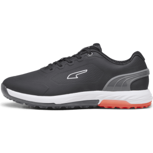 Puma Alphacat Nitro Vandtætte Herre Golfsko Uden Spikes BlackQuiet ShadeRed Blast Normal