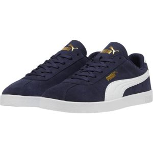 Puma Club II Suede Sneakers Unisex, Blue, 37.5, Shoes Gold