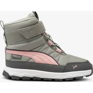 Puma Evolve Puretex AC Inf Vinterstøvler, Smokey Gray/Future Pink/White