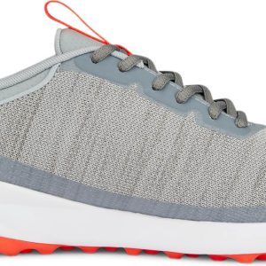 Puma Fusion Pro Vandtætte Herre Golfsko Uden Spikes - Cool Mid Gray/Puma Silver/Red Blast - Str. 44 Normal