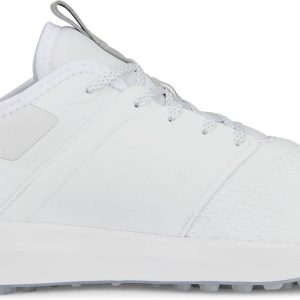 Puma Ignite Elevate Vandtætte Herre Golfsko Uden Spikes - Puma White/Puma Silver - Str. 44 1/2 Normal