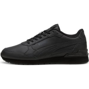 Puma ST Runner v4 Leather Sneakers Unisex, Black, 37.5, Shoes Shadow Gray