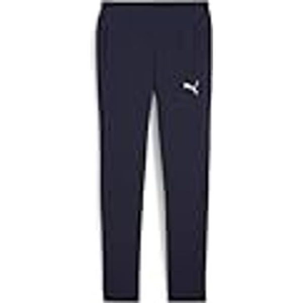 Puma Træningsbukser TeamFINAL Casuals - Navy/Sølv Børn