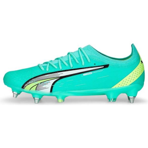 Puma Ultra Ultimate SG Pursuit Turkis/Hvid/Grøn Soft Ground SG
