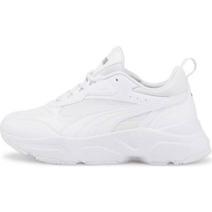 Puma Women's Cassia's Trainers, White, 37.5, Shoes Gold