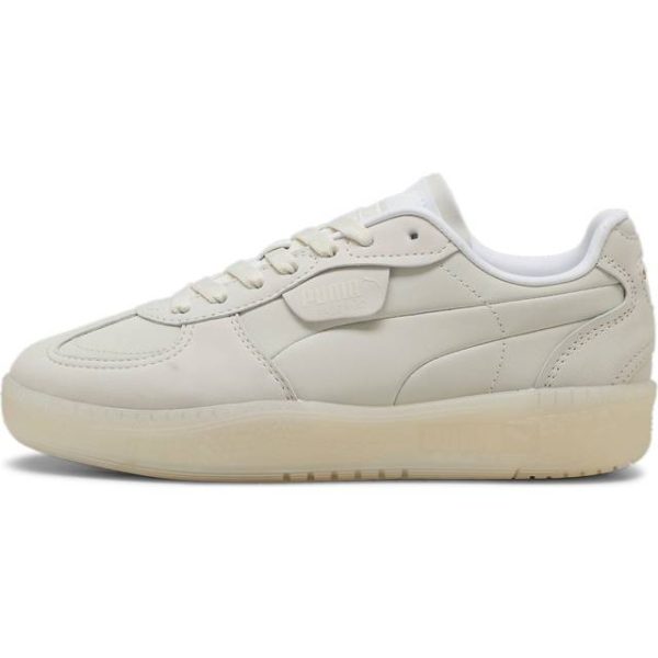 Puma Women's Palermo Moda Elevated Sneakers, Gray, 37.5, Shoes Warm White
