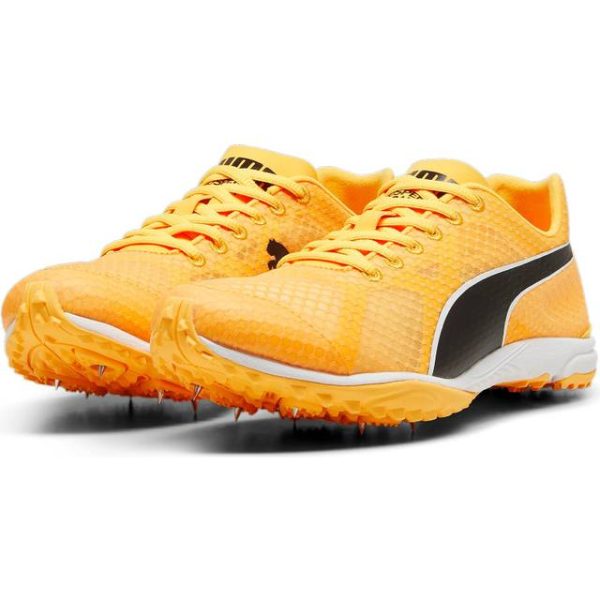 Puma evoSPEED Haraka Leichtathletikschuhe 01 sun white Orange/Schwarz