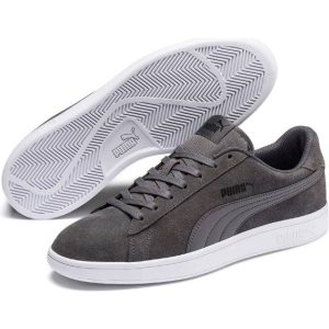 Puma smash v2 grå sneakers ruskind