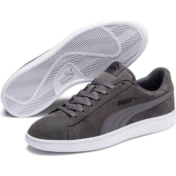 Puma smash v2 grå sneakers ruskind