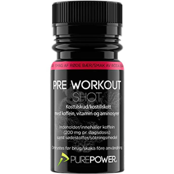 Purepower Energy drink Redberry Pre-Workout