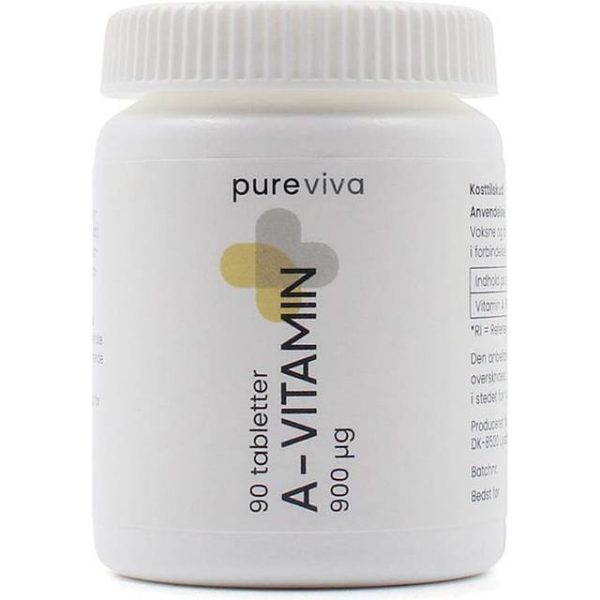 Pureviva A Vitamin µg 90 stk