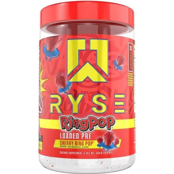 RYSE Loaded Pre-Workout Cherry Ring Pop 420g