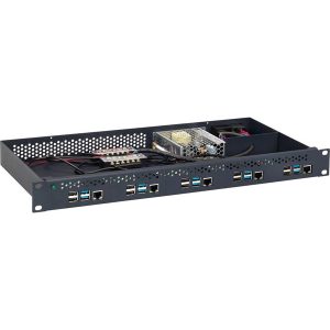 Rackmount.IT RM-PI-T1 - 1U Enclosure for Raspberry Pi 4