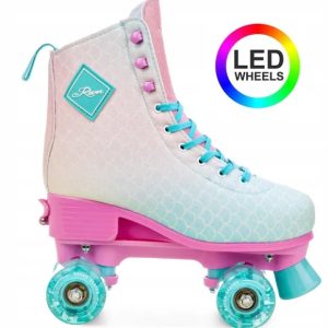 Raven MIDES LED-hjul Side-by-Side Rulleskøjte - Justerbar over hele 4 Sko-numre! Str. 35-38
