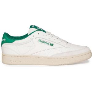 Reebok Club Sneaker White Green 10 10, Unisex