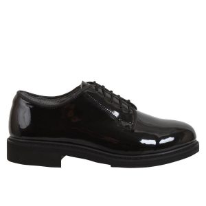 Rothco Oxford Uniform Højglans Sko Sort