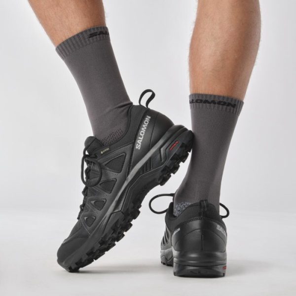 Salomon X Braze GTX Herre / Mænd, Sort-40 2/3 / UK 7 - Vandresko