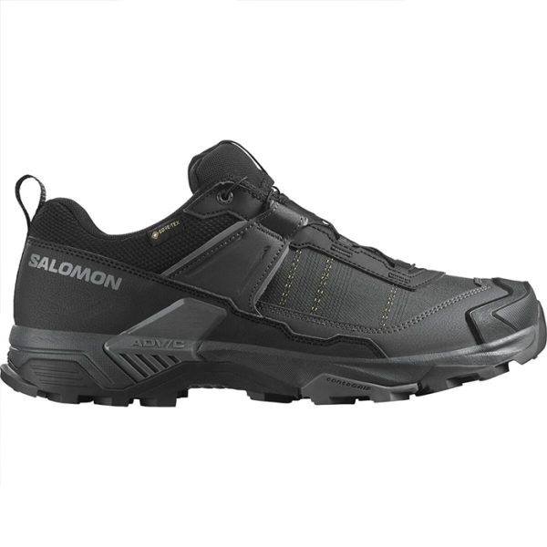 Salomon X Ultra 5 GTX Herre / Mænd, Sort/asph./castler.-42 / UK 8 - Vandresko