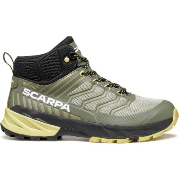 Scarpa Kid's Rush Mid GTX Vandresko Børn - Olivengrøn
