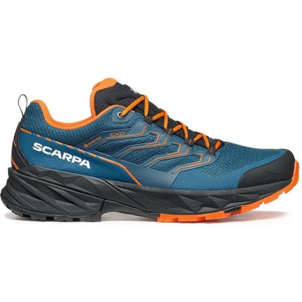 Scarpa Rush GTX Shoes Men, blå/orange 2023 Trekking- & vandresko