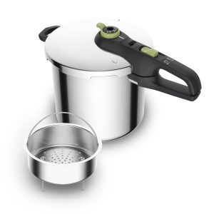 Secure Trendy trykkoger inkl. dampkurv, 8 liter