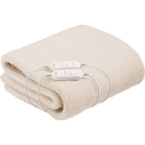 Sencor Varmetæppe til 2 personer 120W/230V 160x140 cm cremefarvet