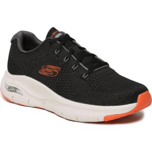 Skechers Arch Fit Sneakers - Black/Orange