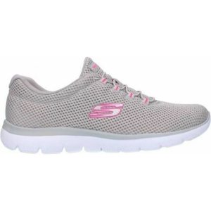 Skechers Gymnastiksko, Dam Mesh Bungee Slip-On Beige 38.5